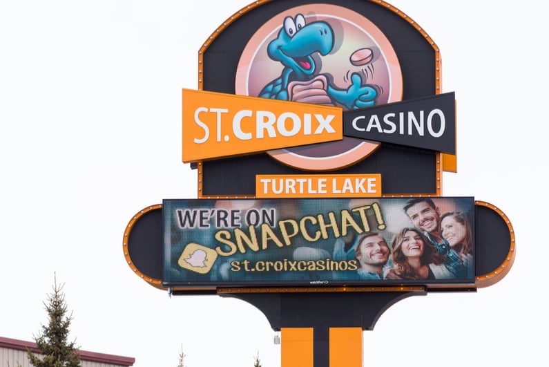 St. Croix Casino sign