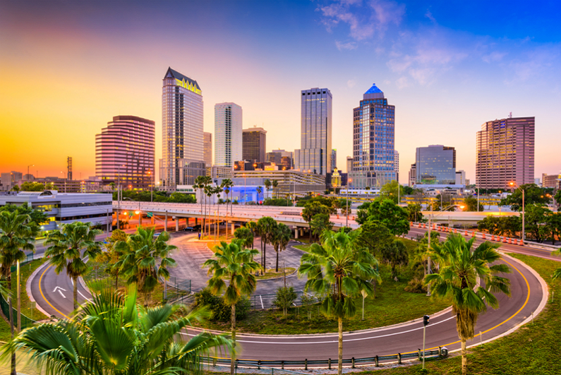 Tampa, Florida, downtown skyline