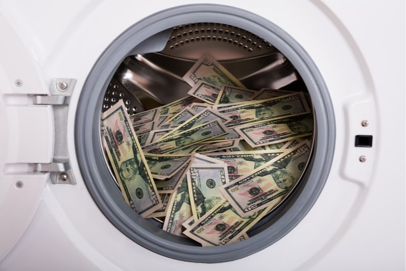 cash in a dryer