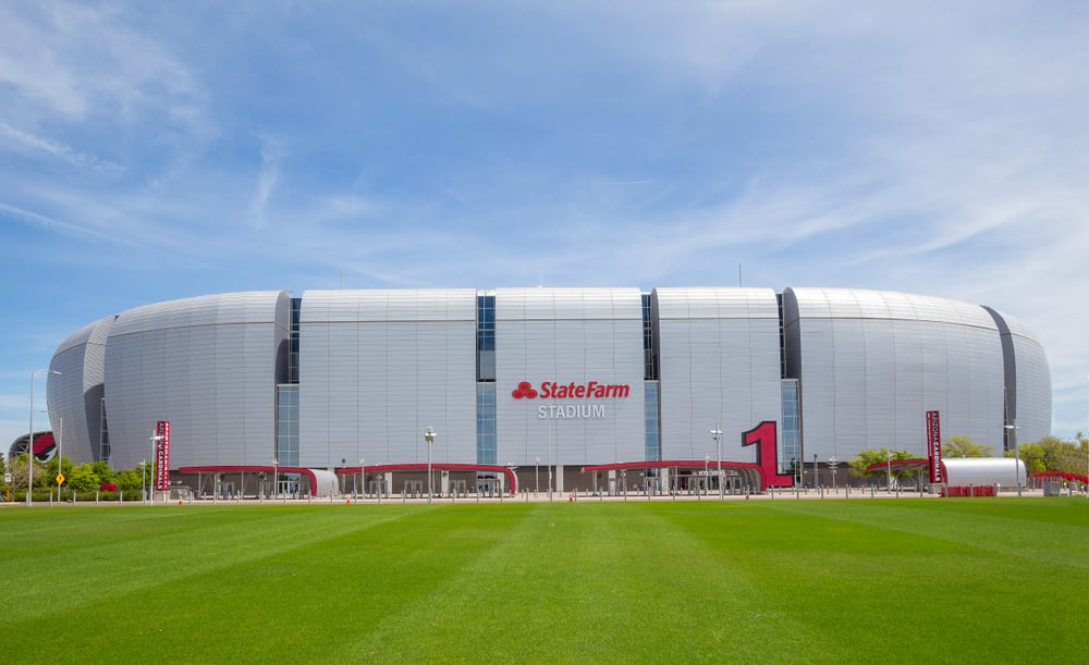 State Farm Stadium in Glendale, Arizona