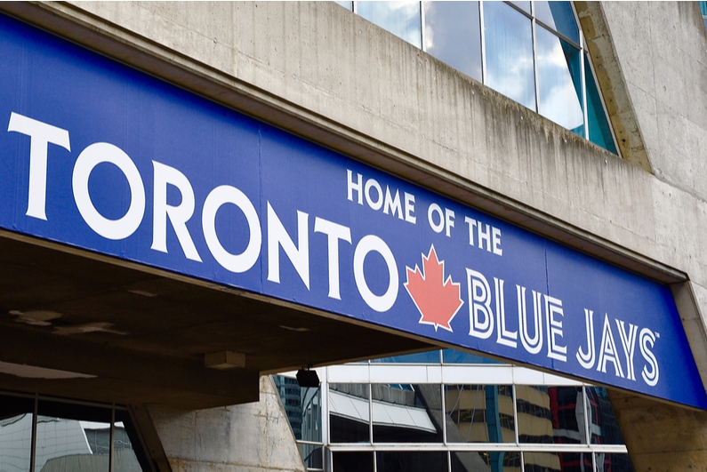 Entrance to Blue Jays ballpark